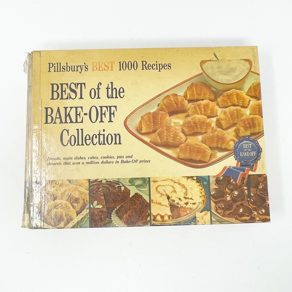 Vintage Pillsbury Best of the Bake-Off Collection Cookbook 1959 Hardcover
